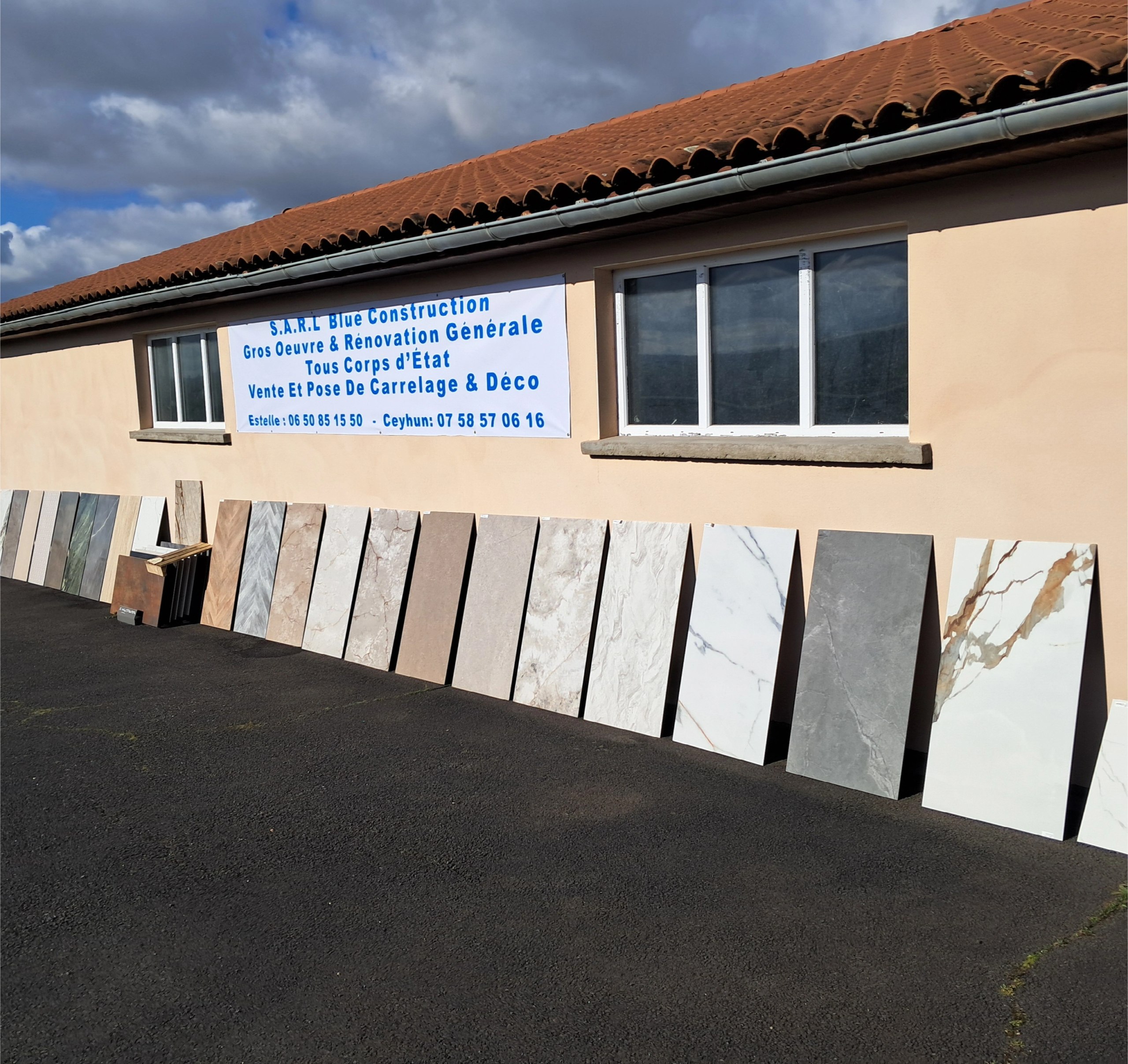 Concept déco carrelage et matériaux de Blue Construction